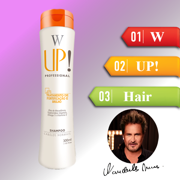 Shampoo W UP! Hair Profissional para cabelos normais 300ml